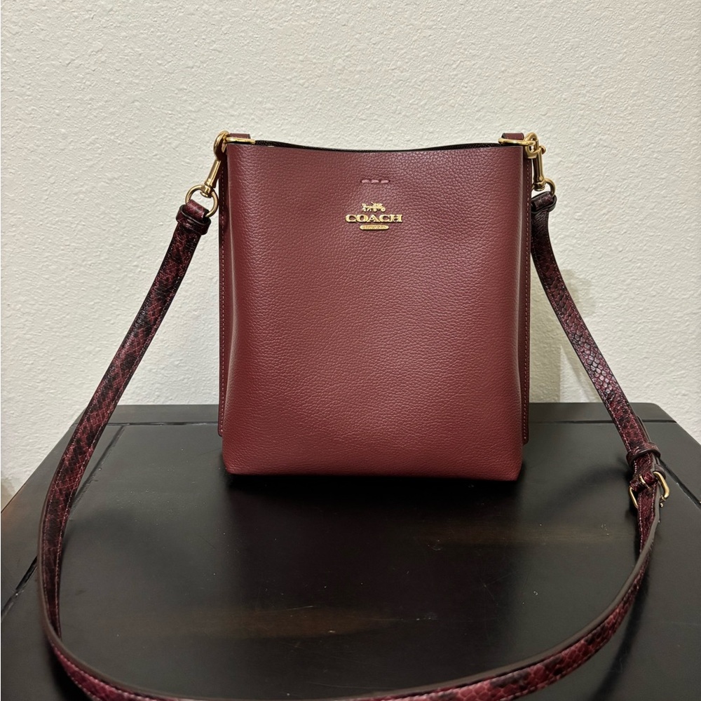 Coach Burgundy Crossbody Bag